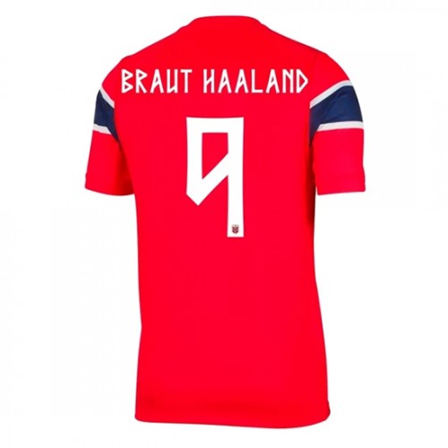 Dres Norveška Erling Haaland #9 Domaci SP 2026 Kratak Rukav